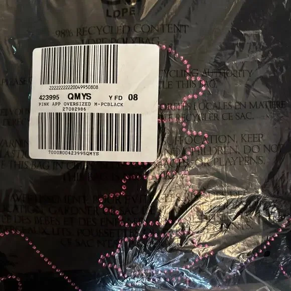 VS PINK Rhinestone Bling Halloween Skeleton Pullover Crewneck Sweatshirt - Med - Picture 7 of 7